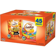 Pepperidge Farm Variety Pack Goldfish, 0.9 oz., 45 pk. 2款口味魚仔餅 原箱45包