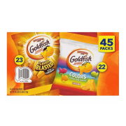 Pepperidge Farm Variety Pack Goldfish, 0.9 oz., 45 pk. 2款口味魚仔餅 原箱45包